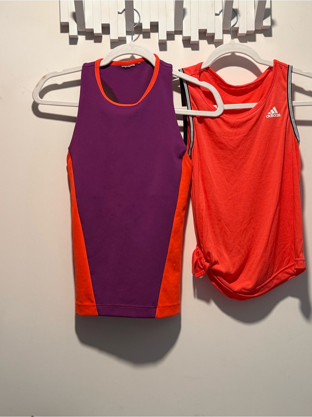 adidas Red Performance Tank - Set of 2